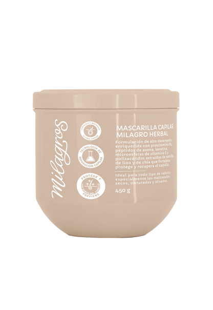 Mascarilla Capilar Milagro Herbal - Milagros