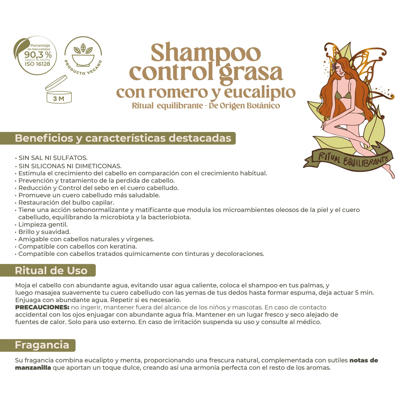 Shampoo control grasa - Ritual Botánico