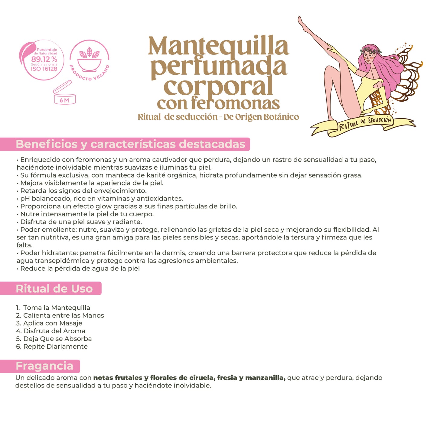 Mantequilla perfumada corporal - Ritual Botánico